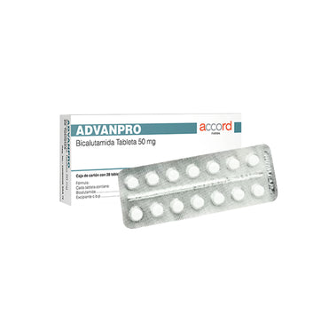 ADVANPRO Bicalutamida 50 mg caja con 28 Tabletas