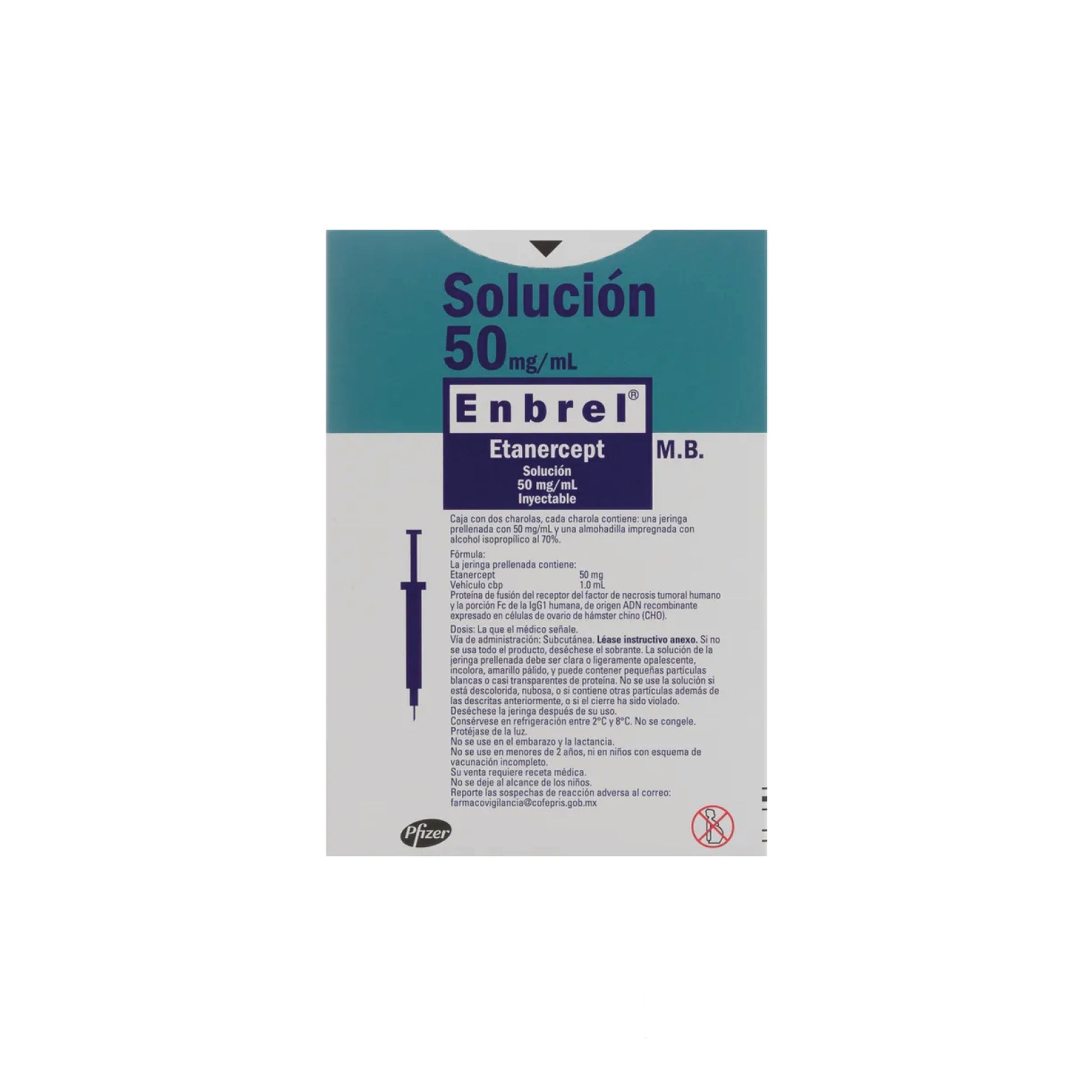 Enbrel 50 mg precio México