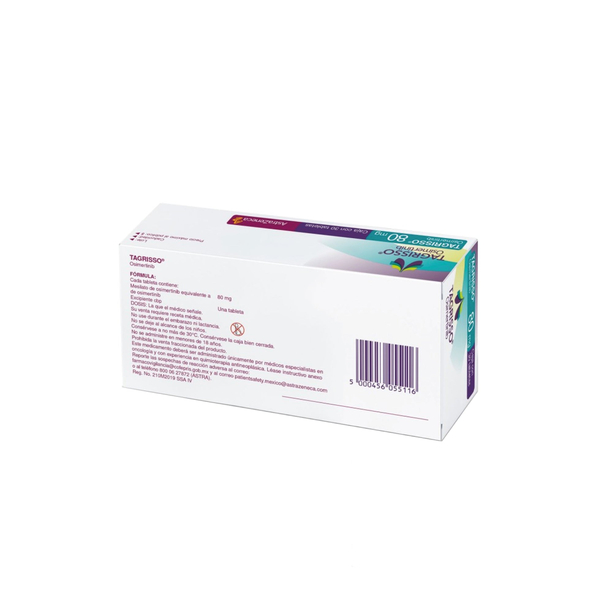 Tagrisso 80 mg precio México