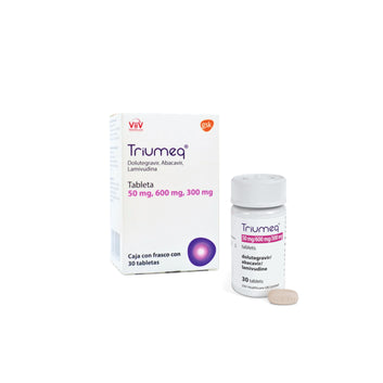 Triumeq 50 mg/600 mg/300 mg precio México