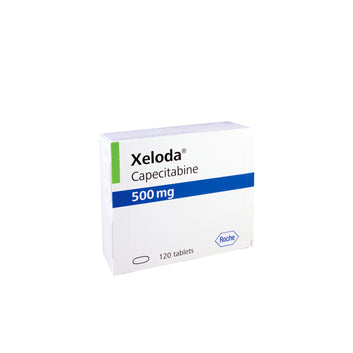 XELODA 500 mg Capecitabina caja con 120 tabletas