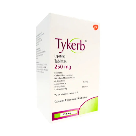 TYKERB 250 mg fco con 70 tabletas